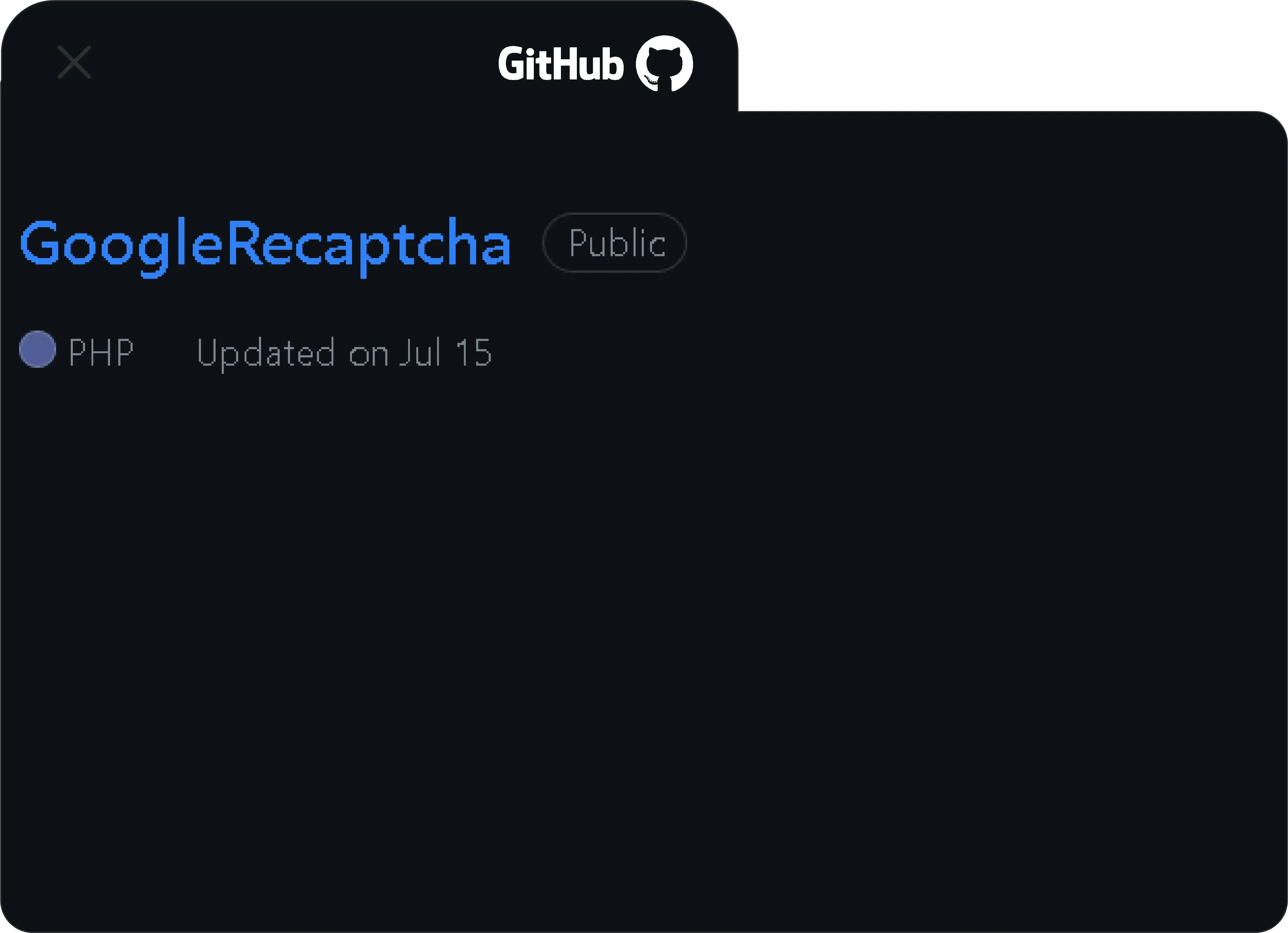 Github google recaptcha