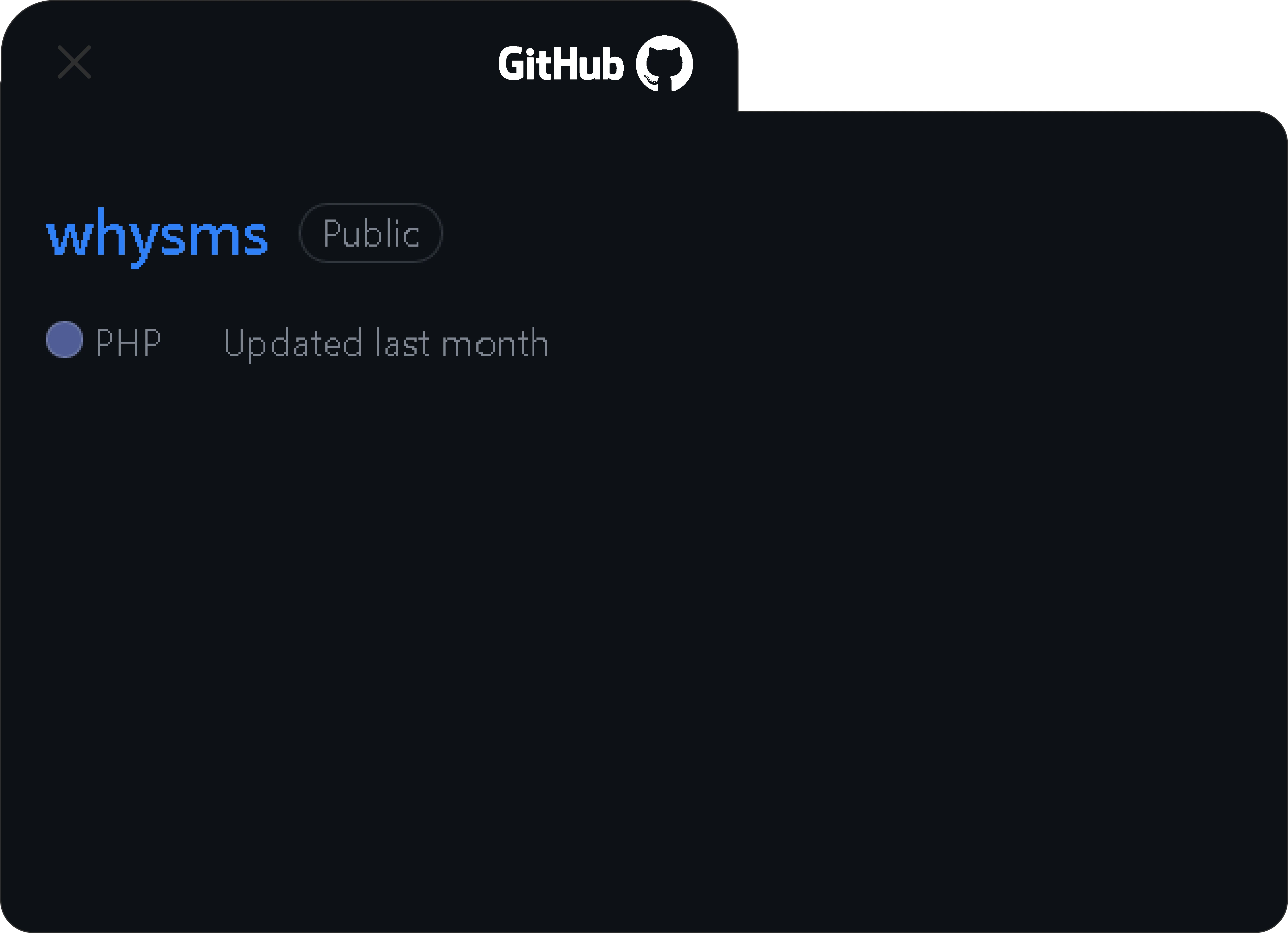 Github whysms